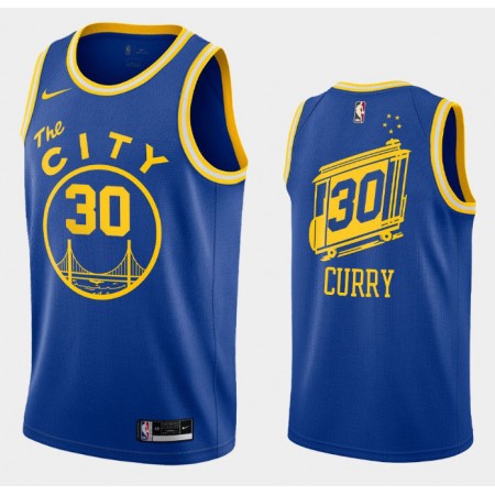 Herren NBA Golden State Warriors Trikot Stephen Curry 30 Nike 2020-2021 Hardwood Classics Swingman